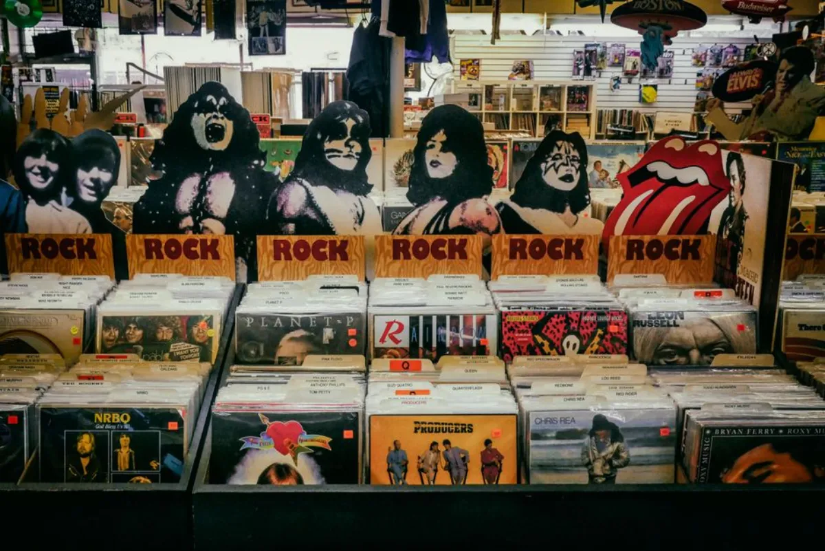 vinyl records
